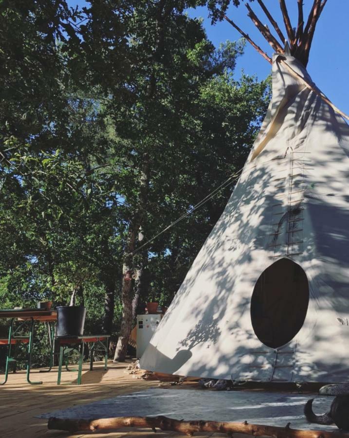 Tipi Lodge Dans La Foret Mimizan Esterno foto