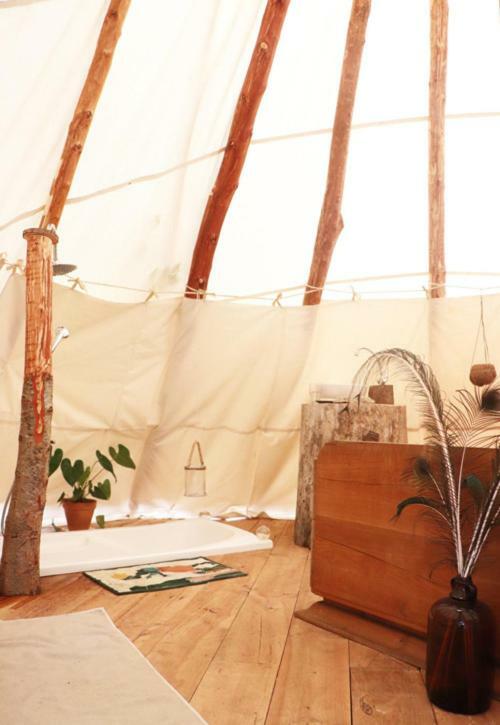 Tipi Lodge Dans La Foret Mimizan Esterno foto