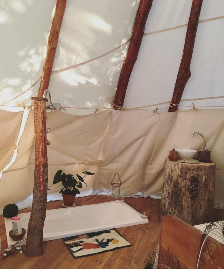Tipi Lodge Dans La Foret Mimizan Esterno foto