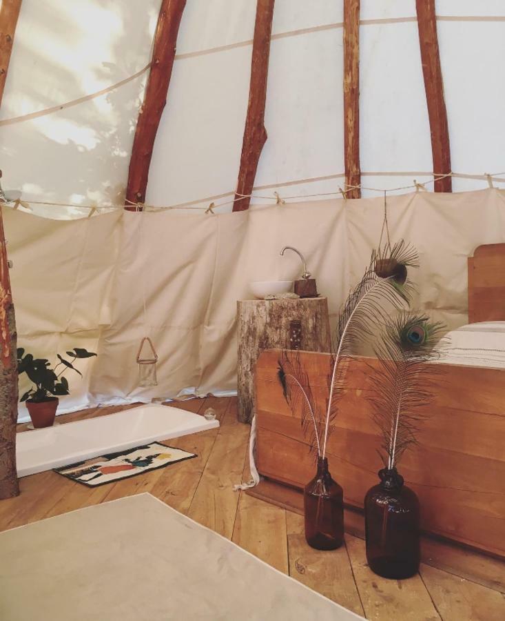 Tipi Lodge Dans La Foret Mimizan Esterno foto