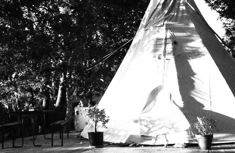 Tipi Lodge Dans La Foret Mimizan Esterno foto